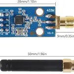 CC1101 Wireless Module SMA Antenna