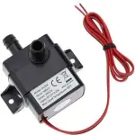 Pump 12V/400mA Black (L x W x H): 3.90 x 3.30 x 2.50 cm