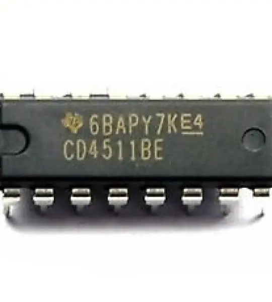 CD4511 BCD to 7 Seg Latch Decoder Driver