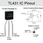 TL431 TO-92 Voltage Regulator 1-100mA Shunt Regulator Transistor