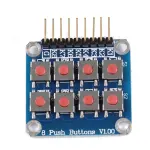 2*4 8 Push Buttons Accessory Board Matrix Keypad Module