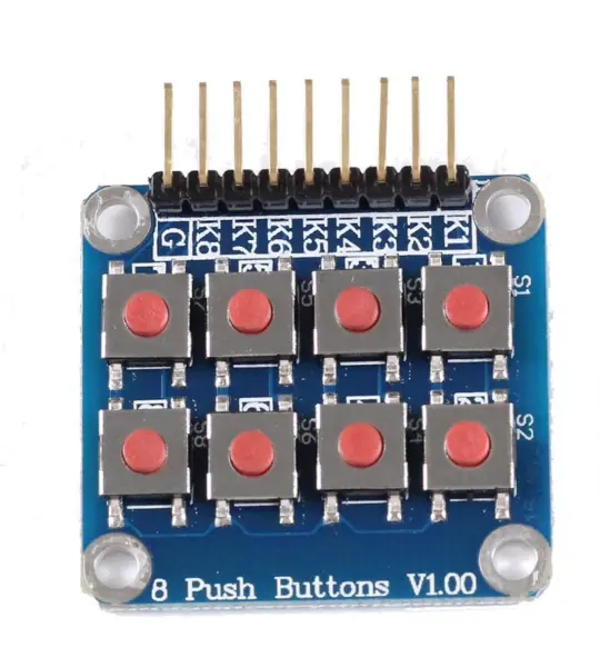 2*4 8 Push Buttons Accessory Board Matrix Keypad Module