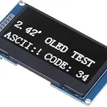 2.42 inch 128*64 OLED Display Module I2C 5 pin interface SSD1309 Driver Chip