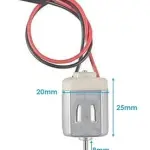 3 to 6v toy dc motor with male pin wire