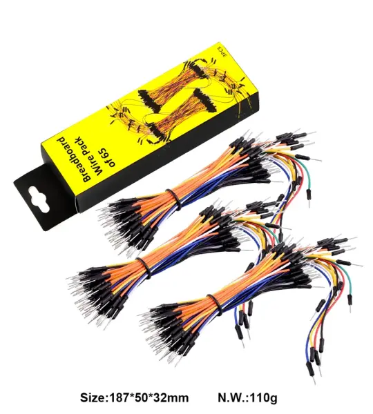 Keyestudio 3 Packs M/M Breadboard Jumper Wire Kit for breadboards