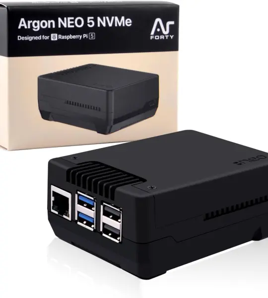Argon NEO 5 M.2 NVME PCIE Case for Raspberry Pi 5