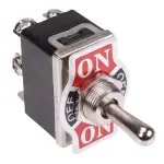 Toggle switch, 10A 250VAC, Screw terminal, ON-OFF-ON, 6 Pin - IC158 6 Feet On-Off-On Big Toggle Switch