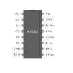MAX232 - DIP16 IC