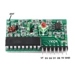 IC 2262/2272 315Mhz 4-Channel Four-Way 4 Key Wireless Remote Control Non-lock Receiver Module