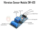 SW-420 Normally Closed Alarm Vibration Sensor Module Vibration Switch