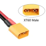 XT60 male cable 14AWG length 10CM connector