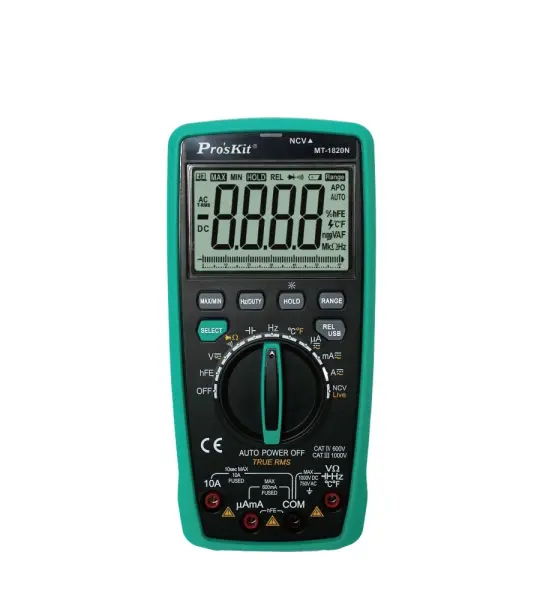 PROSKIT MT-1820 N-C Digital Multimeter with/USB Connector