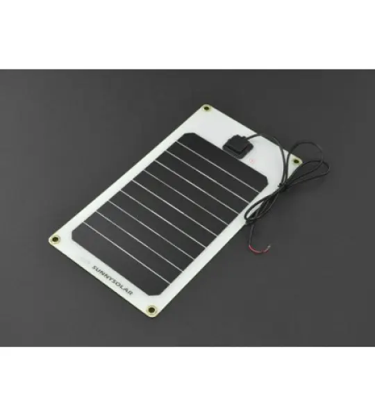 Semi Flexible Monocrystalline Solar Panel (6V 1A) with DFRobot Solar Power Manager