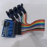 4 channel speed sensor module motor speed counting module groove coupler module