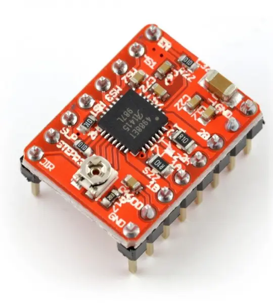 A4988 Stepper Motor Driver Carrier, Red