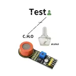 Keyestudio MQ3 Alcohol Ethanol Sensor Detection Module for Arduino