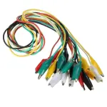 Crocodile Clips with lead wire (for 10 wire)
