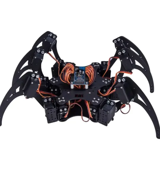 Spider Robot Six Legs With 18 Servos
