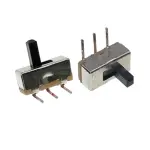 Dip switch, 2 position, 5mm handle - IC206 90 Degree Sliding Switch