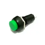 ON-OFF, Latching, Green head - IC185 PLASTIC SWITCH - Green