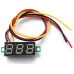 Three wire 0.28 inch dc 0v to 100v digital voltmeter