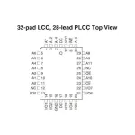 28C256 - PLCC32 EEPROM