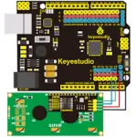 Keyestudio IIC/I2C 162 1602 16X2 LCD Module Display Screen