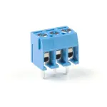 5MM PITCH 3 POLE PCB MOUNT SCREW TERMINAL BLOCK CONNECTOR