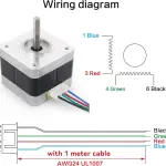 Nema 17 1.8 degree high torque 42*42*34 mm Stepper Motor