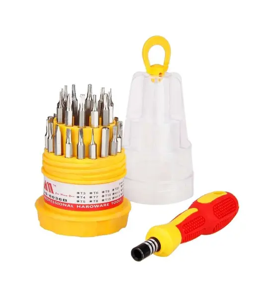 31 in 1 screwdriver set multifunction hs-6036b screwdriver kit