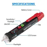 HABOTEST Voltage Tester/Non-Contact Voltage Tester with Dual Range
