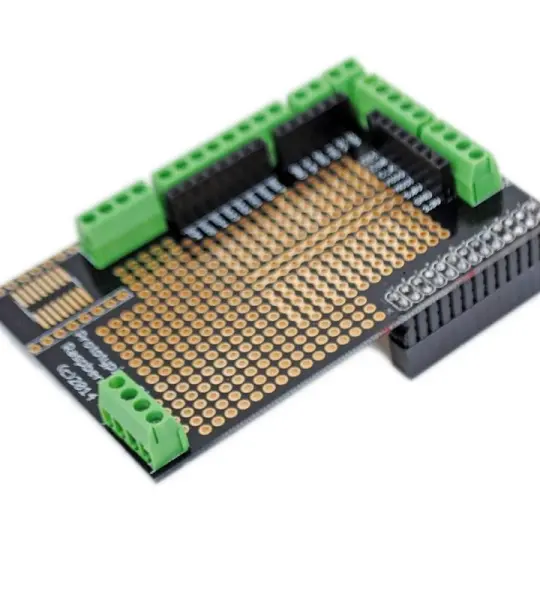Breadboard expansion prototyping shield board for Raspberry Pi B+/A+
