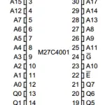 27C4001 - DIP32 EEPROM