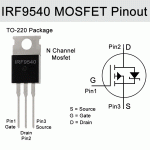 irf9540 p channel power mosfet