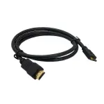 micro hdmi to hdmi 1 meter black cable