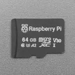 Official Raspberry Pi A2-Class microSD Card - 64GB Blank