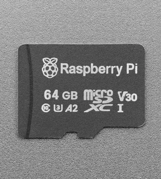 Official Raspberry Pi A2-Class microSD Card - 64GB Blank