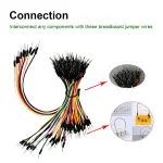 Keyestudio 3 Packs M/M Breadboard Jumper Wire Kit for breadboards