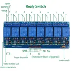 5v 8 channel relay module board