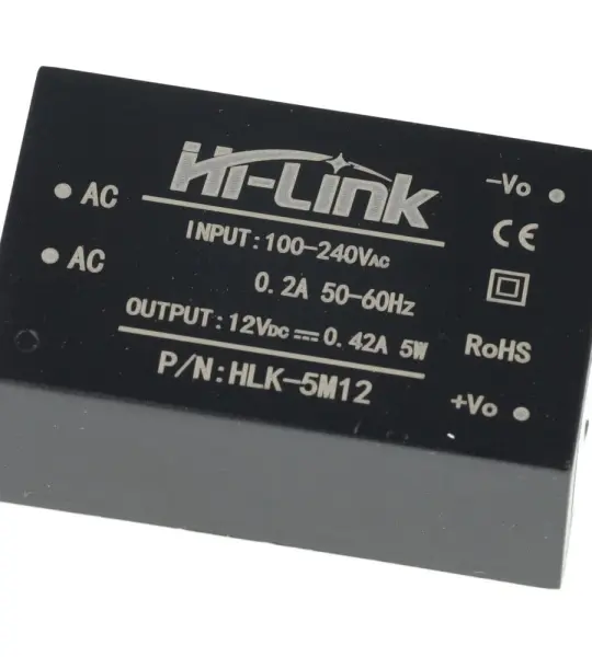 HLK-5M12 Hi-Link 12V 0.42A 5W AC To DC Power Supply Module