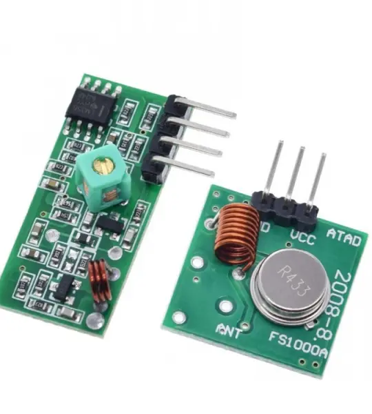 433Mhz RF transmitter and Receiver module