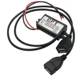 DC to DC stepdown 12V to 5V dual USB car power buck converter 3A 15W