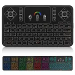 Mini Wireless Keyboard,Q9 Mini Keyboard with Touchpad For Raspberry Pi 4, Android TV