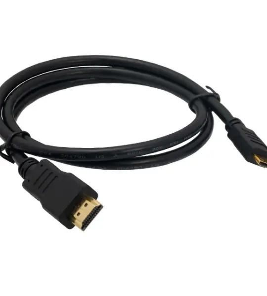 MINI HDMI TO HDMI 1.5 METER BLACK CABLE