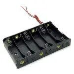6AA Batteries Storage Box Holder