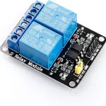 5V 2-Channel Relay Module with optocoupler