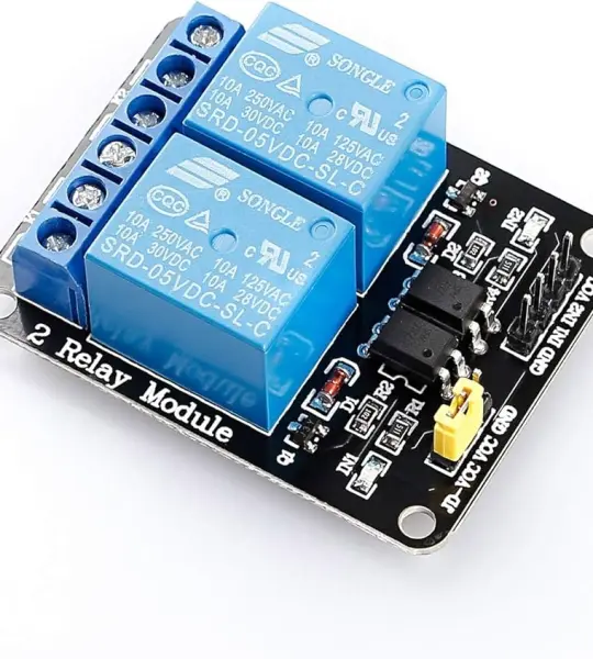 5V 2-Channel Relay Module with optocoupler