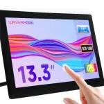 WAVESHARE-13.3inch Capacitive Touch Screen LCD with Case, 1920×1080, HDMI, IPS, Various Systems Support