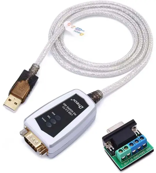 DTECH DT-5019 USB To RS485/422 Industrial Converter Serial Line Communication Adapter(1.2m)