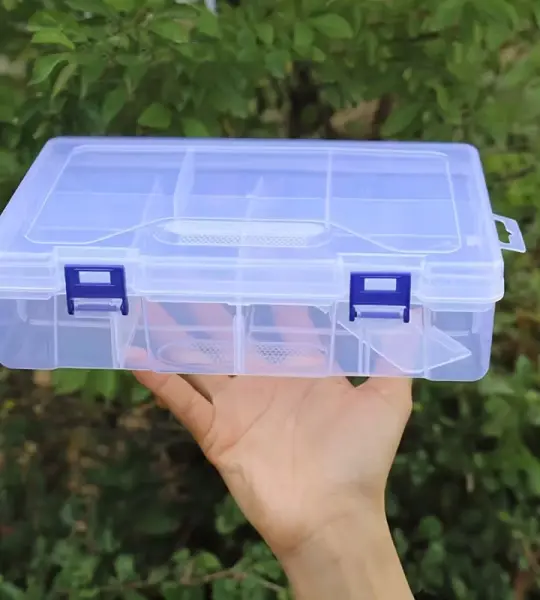 plastic tool box 22.5*15.5*6 cm a total of 2 layer